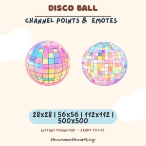 Disco Ball Emote for Twitch & Discord Streams