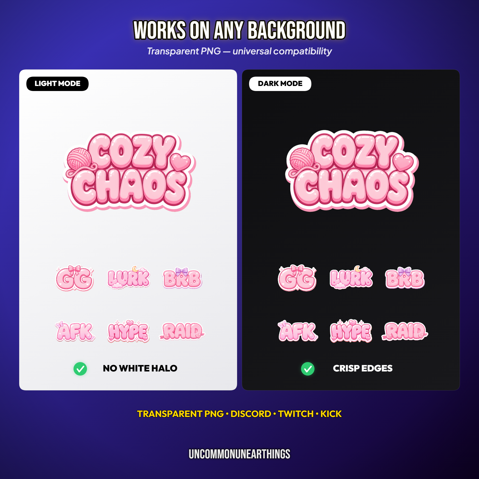 Coquette Emote Pack — 100 Cute Pink Coquette Text Emotes for Twitch Discord - Image 8