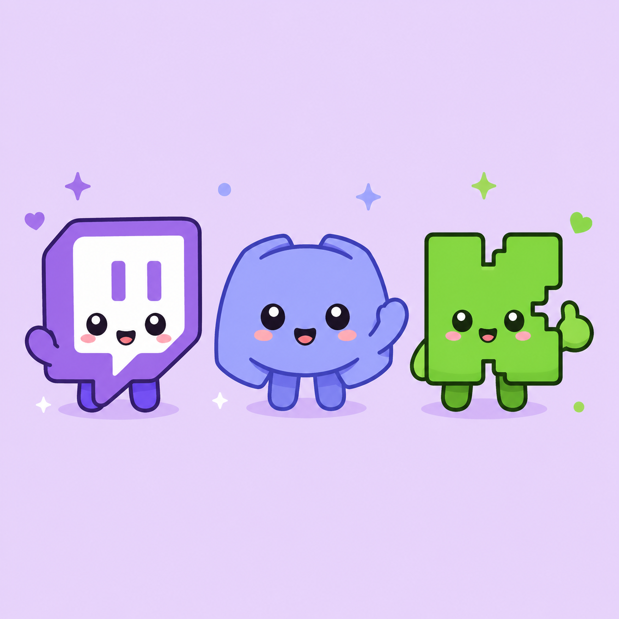 twitch discord kick emote platforms